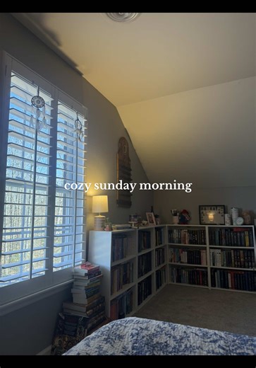 cozy sunday morning after a long day of errands yesterday! I have quite a few little things I would love to get done today and the sunday scaries are kicking in, so a very chill night will be in my future preparing to go back to work this week! #fyp #foryoupage #lifestyle #cozyathome #booktok