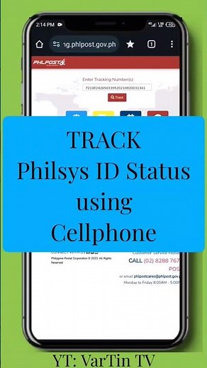 How to track Philsys ID?