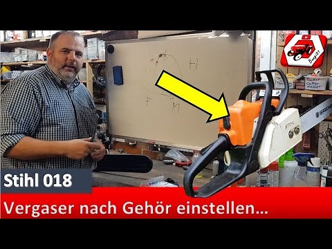 Vergaser nach Gehör einstellen - in Praxis und Theorie an der Stihl 018