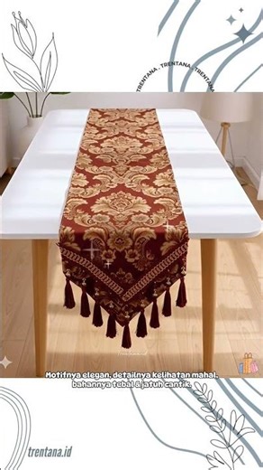 Taplak Meja Premium Belgia Turki ✨ #taplakmeja #shorts #fyp