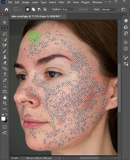 Smooth skin retouching in photoshop #photoshop #photoshop_tutorial