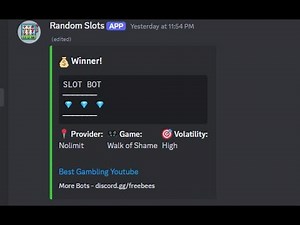 FREE SLOTS PICKER - DISCORD BOT