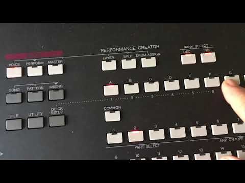 Yamaha MOXF8 How to Save User Voices