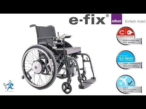 Alber E-Fix Elektro-Antrieb für Rollstühle, die neue efix E35/E36 Serie, Ionen Akku, EasyConnex(#45)