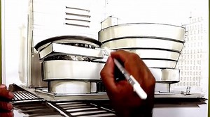 Guggenheim museum NY sketch by Ariel Brindis for more sketches, subscribe to YouTube channel of arielbrindissketch full video: https://www.youtube.com/watch?v=x6BJrorkSVI&t=211s | Amazing Architecture