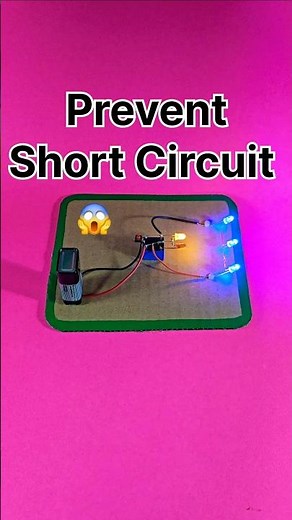 Prevent Short Circuit 😱 Amazing Science Project #diy #shorts #ytshorts
