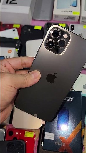 iPhone 12 Pro Max Graphite, Large Display, 3 Rear Cameras, New 100% Battery, 256GB Storage, Liqui...