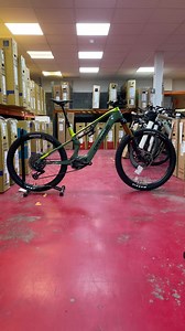 The Cannondale Moterra SL 1. ⚡Lightweight, full-carbon, and powered by a Shimano EP801 motor with a 601Wh battery. 150/160mm of travel, AXS, mullet wheels, big capability, and all the fun.⚡🚵‍♂️ | Tredz