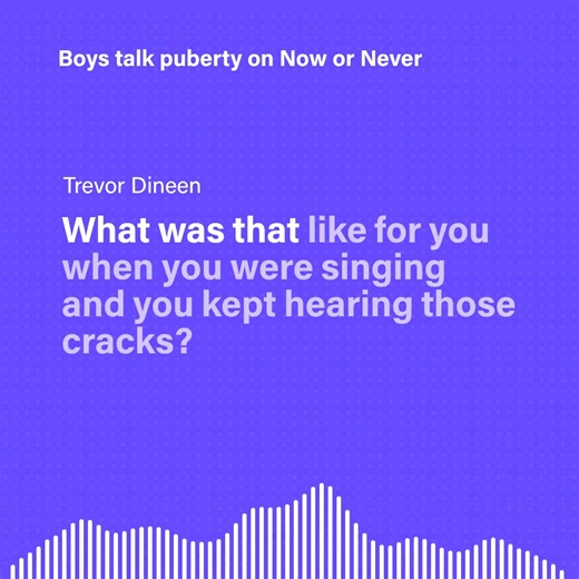 1.8K views · 12 reactions | It's not every day that boys talk about what going through puberty is really like. Tap the link to listen to honest conversations about what happens when your hormones take you for a ride. https://open.spotify.com/episode/0iCkgBvv72dX9ka07Xdj7y?si=rPQzfQ2_T_mRgWbA437oyQ #puberty #boys #Podcast #choirlife | CBC Now or Never | Facebook
