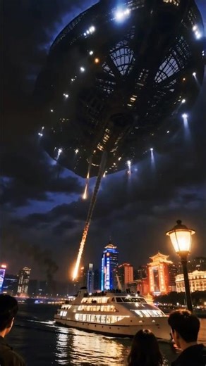 第一人稱體驗外星飛船入侵地球 | POV UFO Invasion #UFO #AlienInvasion #AIVideo