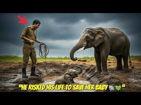 “When the Rain Fell, Compassion Rose — The Baby Elephant Rescue That Touched Millions”