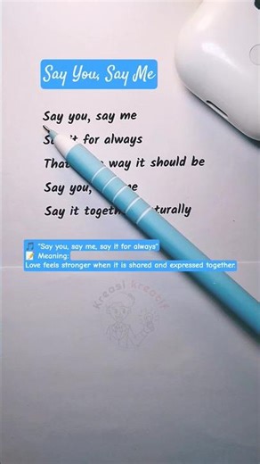 Easy English Karaoke | Say You, Say Me – Sing & Learn English