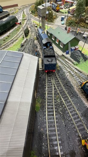 King Richard II enters the engine sheds.