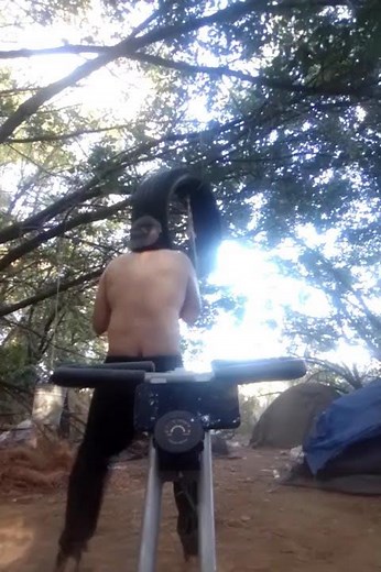 homeless self thaught boxing