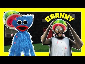 DON'T TOUCH MY WATERMELON! (Granny vs Huggy Wuggy) Funny Horror Animation