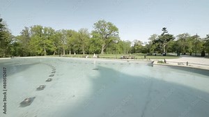 The video opens with a stunning aerial view of a majestic European castle. The camera swoops down to reveal the castles intricate details, including its turrets, towers, and spires. The video then