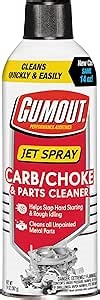 Gumout 800002231 Carb/Choke Carburetor Cleaner Spray, Carb Intake Valve Cleaner, Cleans Gum, Varnish & Dirt Inside & Outside Carburetor Chamber & Prevents Future Build Up Saving on Fuel Economy 14Oz.