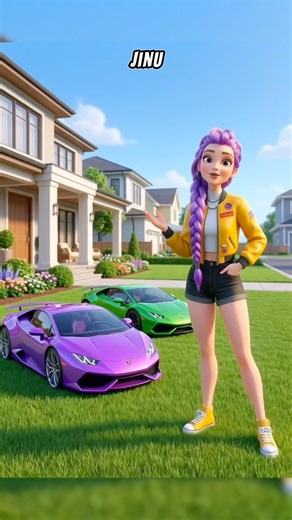 Rumi les da un coche a Jinu y Abby! #kpopdemonhunters #humor