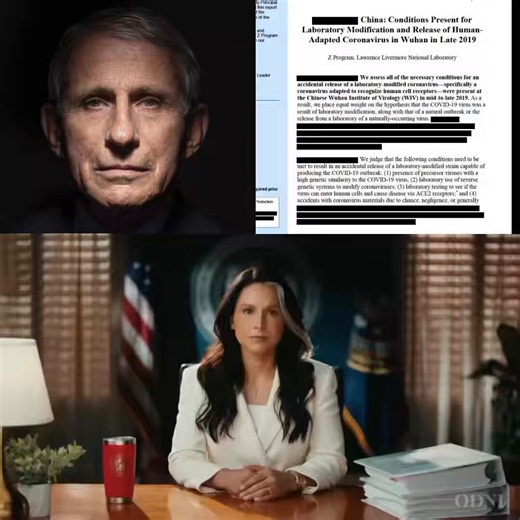 🚨 HOLY CRAP! DNI Tulsi Gabbard has shocked the deep state by on her last day in office releasing bombshell files that Dr. Fauci used TAX DOLLARS to fund the WUHAN LAB responsible for COVID and millions of deaths And he purposefully covered it up. HE LIED TO CONGRESS! Fauci deserves charges! Tulsi is a patriot 🇺🇸 “Dr. Fauci provided millions in US taxpayer dollars to fund dangerous gain-of-function research at the Wuhan lab, worked with politicized elements within the Intelligence Community to