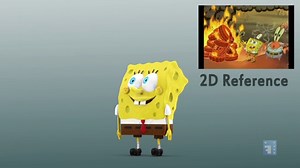 Spongebob 4D - Early Animation Tests