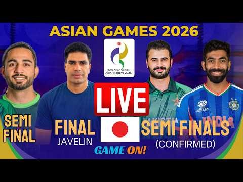 LIVE 🔴 ASIAN GAMES 2026 LIVE | PAK 🇵🇰 & IND in Hockey, Javelin & Cricket | Bang Box Sports