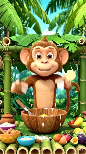 ‎Monkey Cooking Show banana cake