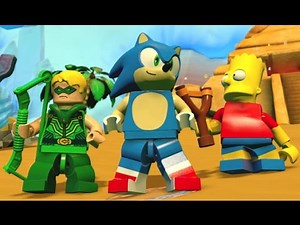 LEGO Dimensions - Sonic The Hedgehog Character Interactions / Reaction Lines