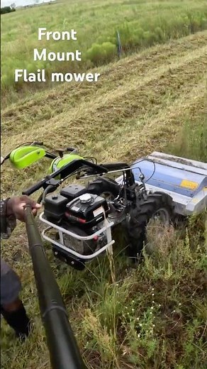 Tractor short video | walk behind front mount flail mower
