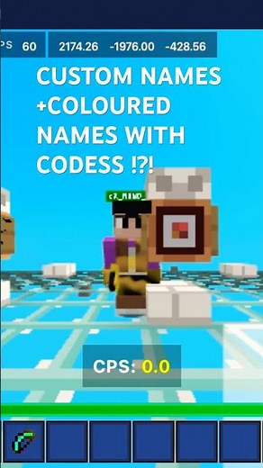 How to get custom names in bloxd.io with codes #bloxdio #bloxd