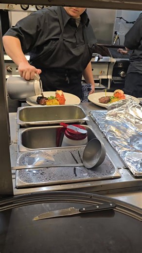 Chef Aubrey putting the final touches on this weekend’s special — dialed in, beautifully plated, and executed with precision. 🔥 It’s the attention to detail at the end that brings everything together. This is what weekends look like in our kitchen. Don’t miss what’s coming next. Reserve your table now on OpenTable and secure your seat for the next round of specials. #WeekendSpecial #ChefDriven #ReserveNow #OpenTable #ElevatedDining | Mangia Bella at Elijah McLeans