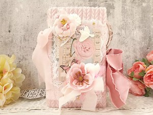 Love Roses Junk Journal Handmade Large French Garden Romantic Flower Dairy 8x4in - Etsy