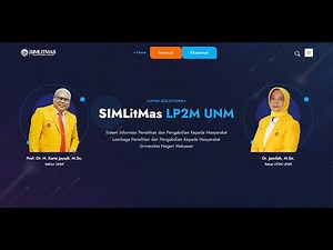 Tutorial Login SIMLITMAS LP2M UNM