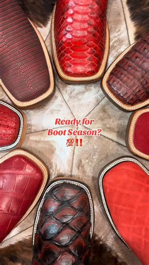 Ready for Boot Season? ￼￼Plenty of Red Boots Available ! 👢La Hacienda Boot Co.👢 2429 Telephone Rd. Houston, Texas 77023 ☎️ 713-514-9939 / 📱346-510- 8311 #custommade #handmade #boots #botas #onthisday | La Hacienda Boot Co.