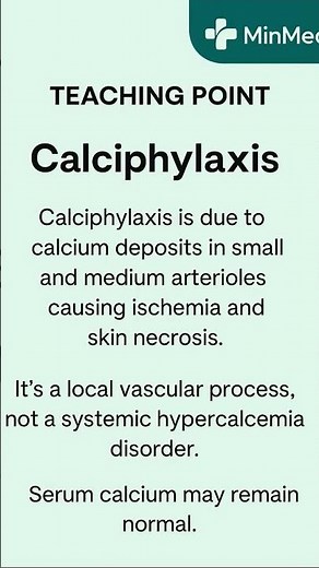 Calciphylaxis: When Vessels Turn to Stone 🦴💉