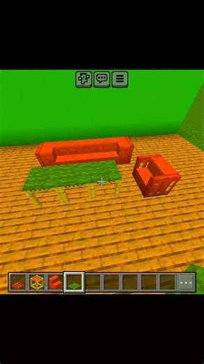 Minecraft Couch Build Hack 🛋️🔥 | Easy Furniture Tutorial #shorts