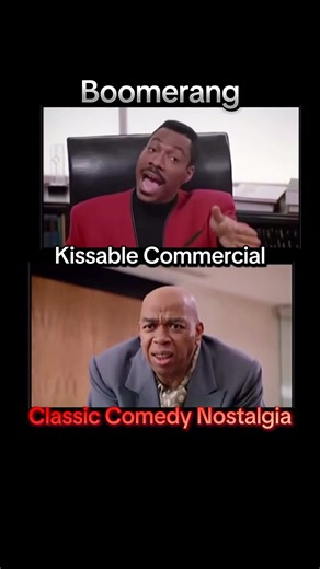 Boomerang, starring Eddie Murphy Released in theaters July 1st,1992 with a star studded cast. This is the “Kissable Commercial” 90s Comedy Nostalgia, Classic Comedy, Funny Clip #Boomerang #KissableCommercial #EddieMurphy #90sMovieNostalgia ALL Nostalgia, ALL the Time #NostalgiasLivingRoom