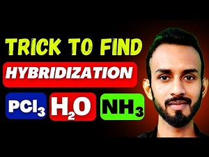 Hybridization of NH3 H2O CH4🔥📚
