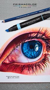 Learn to draw a hyper-realistic eye 👁️ with artist Keena Gozé Prismacolor Premier markers and colored pencils! 👉 Find the full video, instructions & materials list here: https://ow.ly/BwGp50P7I1l Artist: I Color Dreams Materials: Prismacolor Premier Dual-Ended Art Markers, Prismacolor Premier Colored Pencils, Prismacolor Col-Erase Pencils, Strathmore 300 Series Bristol Paper, Paper Mate Profile Mech Mechanical Pencil, Blick Kneaded Eraser | Blick Art Materials