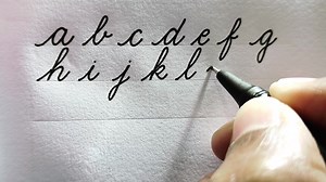 16K views · 879 reactions | Cursive writing alphabet a to z ✍️ | pencalligraphywrites | Facebook