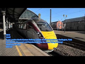 Trains at Newcastle Central Station on Saturday 25th January 2025 in Full 4K Ultra HD!