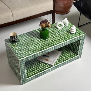 Tiled Coffee Table/shoe Rack, Shoey M - Etsy