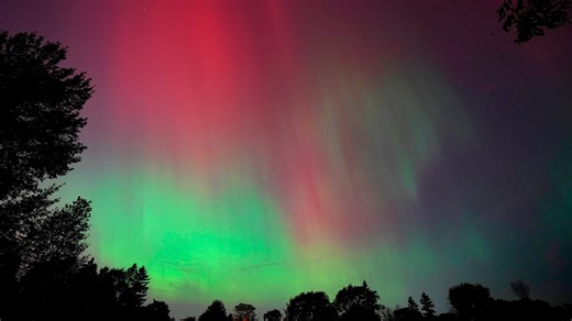 Northern lights may be visible over NH, Maine tonight. Here's a look at the forecast map