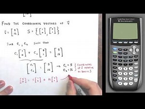 Find the Coordinates of a Vector Space Element with Respect to a Given Basis