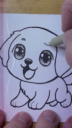 How to draw Anime Dogs 6 #art #drawing #ink #dog #sketch #drawingtutorial #artist #cute