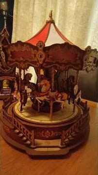 DIY wooden carousel no glue or screws