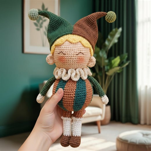 Circus Clown Amigurumi Crochet Pattern Bundle, Easy Step by Step Tutorial (PDF) - Etsy