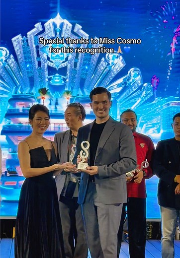 Thank you endlessly to the Miss Cosmo organization and team for welcoming us with open arms and treating us like family ✨🙏🏼💙 This recognition goes straight to my heart! @Miss Cosmo #misscosmo #pageant #beautyqueen #beautypageant #fyp