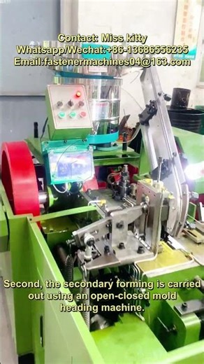 Equipment for making furniture screws #machine #factory