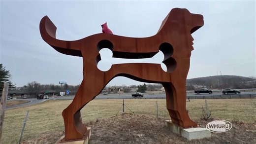 Meet the artist behind the huge dog sculptures on display across New England