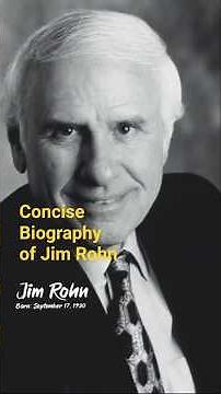 Concise Biography of Jim Rohn, #jimrohn